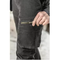 ESDORF Брюки рабочие джинсовые черные L (52) HT5K935-L
