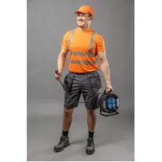 JURAL II Футболка сигнальная полихлопок оранжевая 2XL (56) HT5K953-2XL