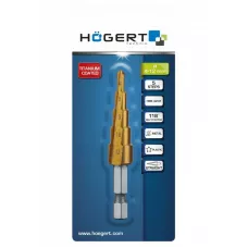 Сверло ступенчатое 4-12 мм HT6D321