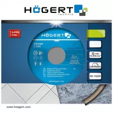 Диск отрезной алмазный, сплошная кромка 115 х 1,4 х 22,2 мм HT6D701