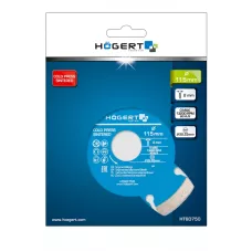 Диск отрезной алмазный сегментный 115 х 2 х 22,3 мм HT6D750