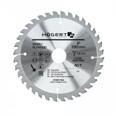Диск пильный по дереву 190x40Tx30, Mn65 HT6D784