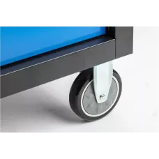 Тележка инструментальная, 6 ящиков (4 ящика высотой 75 мм, 1 ящик высотой 154 мм и 1 ящик высотой 233 мм) HT7G045