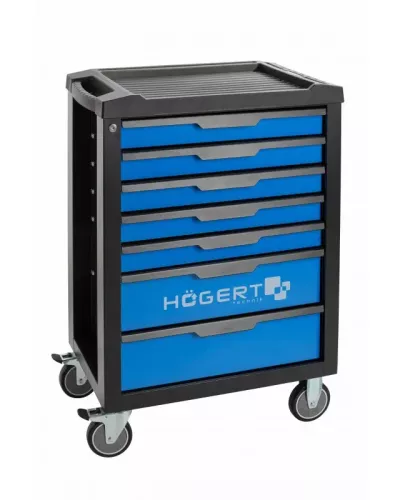 Тележка для инструментов, 7 ящиков HT7G048