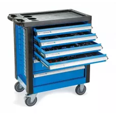 Тележка инструментальная 6 ящиков, 171 инструмент HT7G052