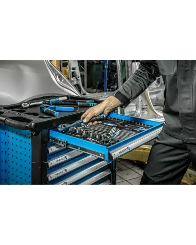 Тележка инструментальная 7 ящиков, 252 инструмент HT7G058