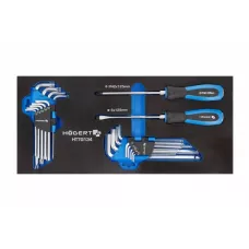 Набор отверток, ключи HEX и TORX 20 шт., ложемент EVA HT7G134