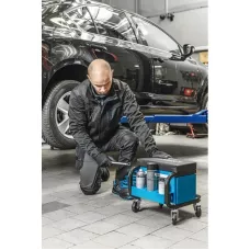 Сиденье для мастерской с 3 ящиками HT7G560