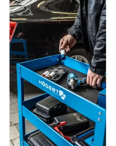 Тележка инструментальная 3 полки HT7G570