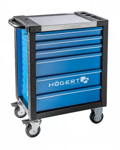 Тележка для инструментов, 6 ящиков HT7G571