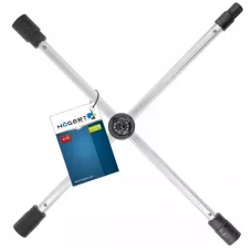 Ключ баллонный крестообразный 17, 19, 21 мм с переходником 1/2″, складной HT8G311