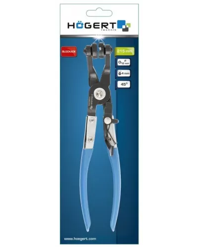 Клещи для хомутов и зажимов, изогнутые 45° HT8G345