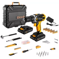 Дрель-шуруповерт аккумуляторная DEKO DKCD20FU-Li SET 195
