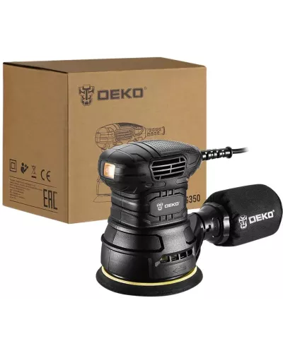 Эксцентриковая шлифмашина DEKO DKG350
