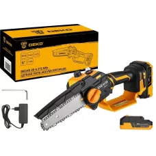 Пила цепная аккумуляторная DEKO DKCHS 20-6, 20В, 2x2.0Ач (063-4309)
