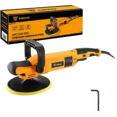 Шлифмашина полировальная сетевая DEKO ZKP1500 PRO, 180 мм, 1500 Вт, плавный пуск, 063-4320