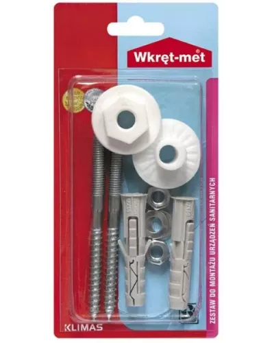 WKRET-MET Комплект монтажный для крепления унитаза 10х80, золото, BKMMX-10080S, 5907704428923 (РП)
