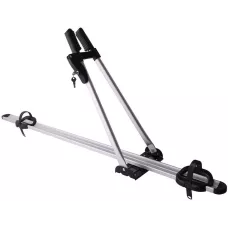 KUFIETA Велобагажник на крышу автомобиля Taurus BikeUp T2/100, алюминиевый, на один велосипед до 17кг с рамой