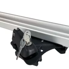 KUFIETA Велобагажник на крышу автомобиля TAURUS BikeUp Pro T2/200, алюминиевый, на два велосипеда до 17кг