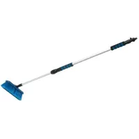 KUFIETA Щетка для мойки автомобиля 25см, QUATRO, синий ворс, с телескопической алюминиевой ручкой 150-250см