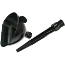 KUFIETA Воронка гибкая D=16,5см, 2 части, прямая, черная