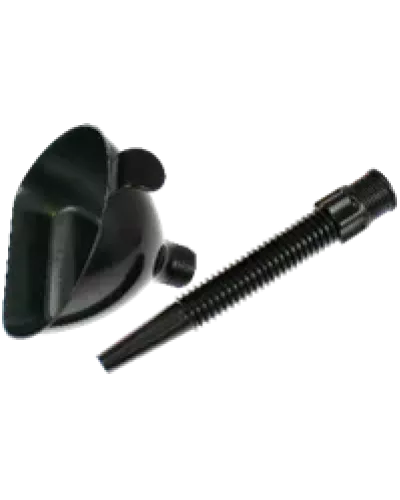 KUFIETA Воронка гибкая D=16,5см, 2 части, прямая, черная