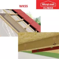 WKRET-MET Саморез по дереву конструкционный, белый цинк 6,0 x 120, TX-30, с потайной головкой, с двойной резьб