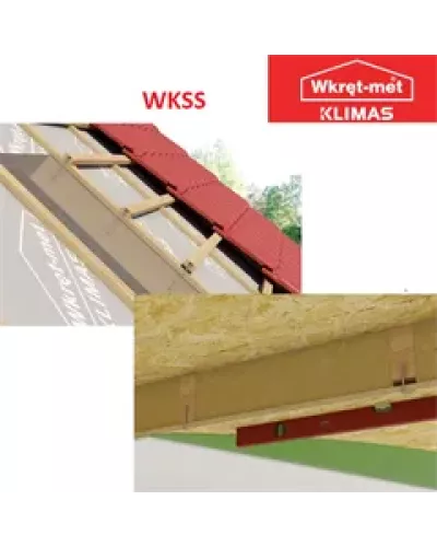 WKRET-MET Саморез по дереву конструкционный, белый цинк 6,0 x 120, TX-30, с потайной головкой, с двойной резьб