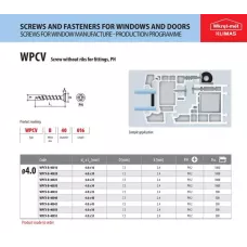 WKRET-MET Саморез оконный , PH-2, белый цинк, острый (уп/500шт), (уп/1000шт) WPCV-B / WSPCV-B