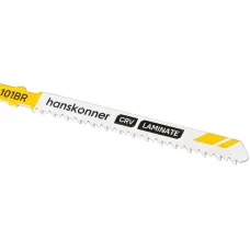 H02-101BR Пилки для лобзика по ламинату 2шт, T101BR (дер,ДСП,фанера 3-30мм) Hanskonner 4603010130734 (CN), упак