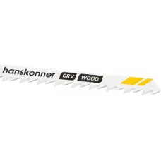 H02-101D Пилки для лобзика ДЕРЕВО 2шт, T101D (мяг,тверд 10-45мм) Hanskonner 4603010130772 (CN), упак