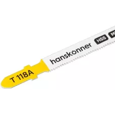 H02-118A Пилки для лобзика по мет. 2шт тонк.прям.рез (лист 1-3мм,проф.10-30мм) Hanskonner 4603010130802 (CN), упак