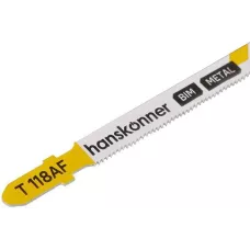 H02-118AF Пилки для лобзика по металлу 2шт, T118AF (лист 1-3мм, проф.10-30мм) Hanskonner 4603010130826 (CN), упак