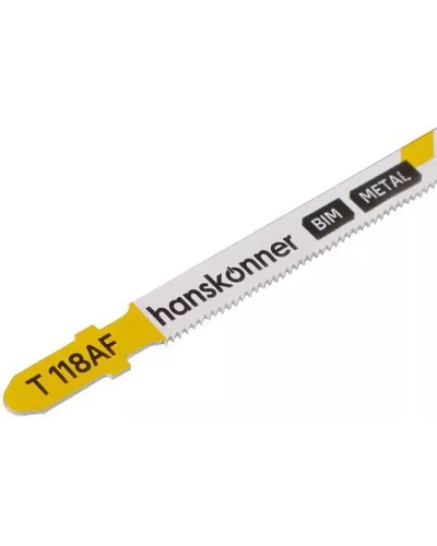 Пилки для лобзика Hanskonner H02-118AF