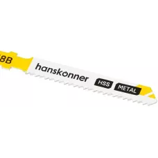 H02-118B Пилки для лобзика по металлу 2шт, T118B (лист 3-5мм, проф.10-30мм) Hanskonner 4603010130840 (CN), упак