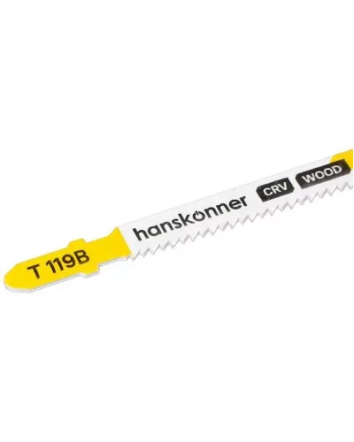 Пилки для лобзика Hanskonner H02-119B