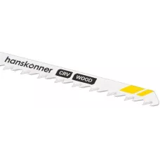 H02-144D Пилки для лобзика по дереву 2шт, T144D (дер 5-50мм,фанер.3-30мм) Hanskonner 4603010130888 (CN), упак