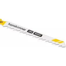 H02-144DP Пилки для лобзика по дереву 2шт, T144DP (дер 5-50мм, пласт<30мм) Hanskonner 4603010130901 (CN), упак