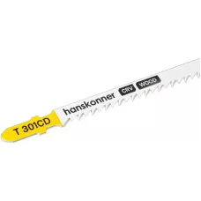 H02-301CD Пилки для лобзика ДЕРЕВО 2шт чист.прям рез (мяг,тверд 10-45мм) Hanskonner 4603010130925 (CN), упак