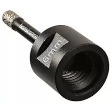 H1055-10-06 Коронка алмазная для УШМ, TilePro, 6 мм, вакуумн. спекание алмазов, Hanskonner, 4603010131007 (CN)