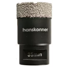 Коронка алмазная для УШМ Hanskonner H1055-10-35