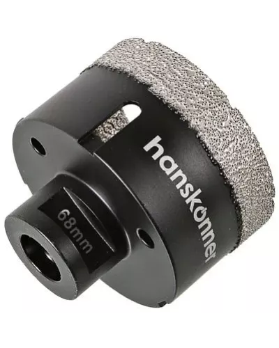 Коронка алмазная для УШМ Hanskonner H1055-10-68