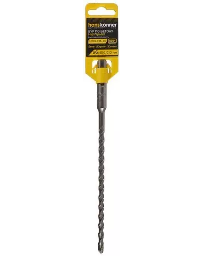 Бур SDS+ Hanskonner H9019-F06-210
