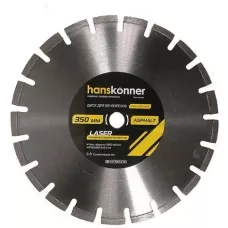 H9021-350-25SA Алмазный диск 350x25,4 LASER ASPHALT, для бензорезов, Hanskonner, 4603010131762, шт