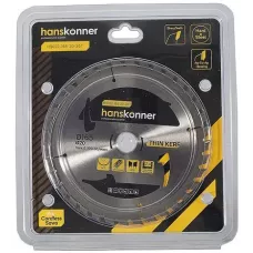 H9022-165-20-36T Пильный диск по дереву THIN KERF 165x20 мм, 36 зубьев, HANSKONNER, 4603010125402 (CN), шт