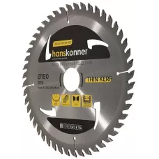 H9022-190-30-48T Пильный диск по дереву THIN KERF 190x30 мм, 48 зубьев, HANSKONNER, 4603010125723 (CN), шт