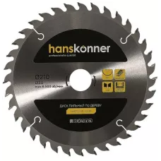 Диск пильный Hanskonner H9022-210-30-36