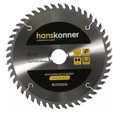 Диск пильный Hanskonner H9022-210-30-48