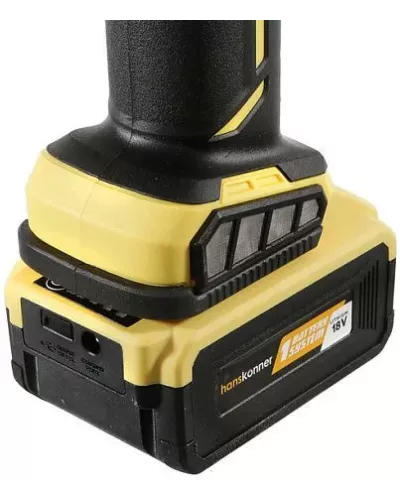 Болгарка(УШМ) Hanskonner HAG18125BL Unibattery