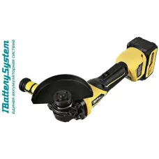 HAG1812E УШМ акк б/щ Hanskonner, 18В, 1BatterySystem,125 мм, регул обор, 1х4.0Ач, ЗУ, кейс HS, 4603010129912 (CN), шт